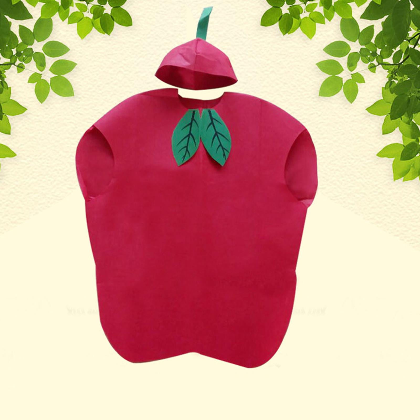 Disfraz De Fruta Para Niños, Disfraz Reutilizable Manzana | Meses sin