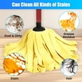 thumbnail image 4 of Home Times Spin Mop Set Compatible with O Cedar QuickWring Bucket, 61.8 Inch Handle with 4 Microfiber Cloth Mop Refills, Absorbent for Deep Cleaning, 4 of 9