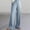 Sky Blue, variant on Itsame Womens Loose Long Pants Pocket Solid Color Cotton High Waisted Wide Leg Sweatpants Navy Size 2XL