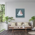 thumbnail image 5 of Grace Popp 'Nautical Plank I' Outdoor Canvas 18x18, 5 of 5