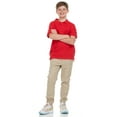 thumbnail image 4 of Sezzit Boys Polo 2-Pack: Premium Comfort and Timeless Style - School, Play, Church, Birthdays -Red, 4 of 9