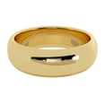 thumbnail image 3 of 7 mm 14K Gold Wedding Band Plain Low Dome Style Ring, 3 of 3