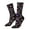 2 Black-2, variant on Vinyl Records Musical Notes Crew Socks for Men & Women, Breathable Casual Athletic Ankle Socks