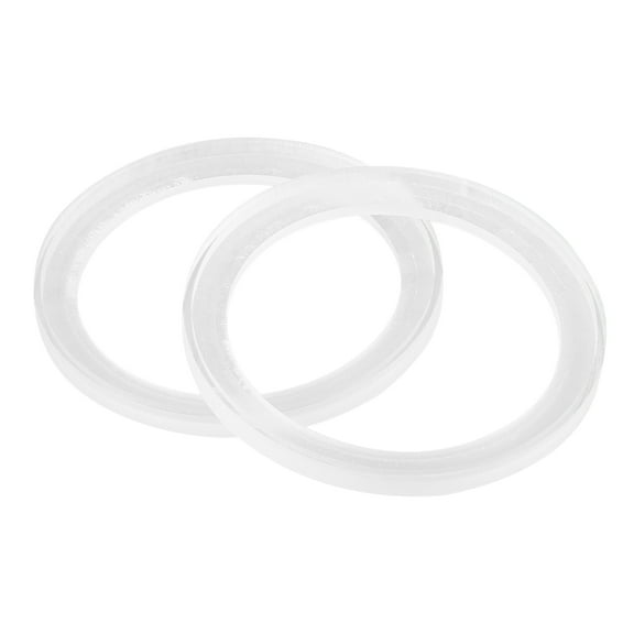 Pair 3 Inch Car White Clear Speaker Spacer Ring Mounting Spacer Acrylic 77mm ID