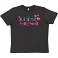 thumbnail image 3 of Inktastic Little Miss Sassy Pants, Sassy, Sassy Girl, Hearts Youth T-Shirt, 3 of 5