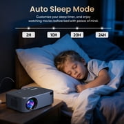 GCZ Native 1080P Projector with WiFi and Bluetooth, 400ANSI Supported 4K Full HD Projector, Electric Focus, Up to 300 Screen Supported