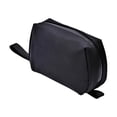 thumbnail image 1 of Bunblic Makeup Bag Portable Nylon Convenient Travel Essential Durability Storage Organizer Stylish Multipurpose Cosmetic Toiletry Bag Black, 1 of 8