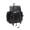Black, variant on Unique PU Leather School Bag Rivet Decorated Backpack for Women College Daypack