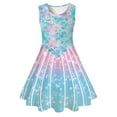 thumbnail image 2 of WOLLED Toddler Kids Girls Summer Princess Dress Birthday Sleeveless Swing Dresses 4-13T, 2 of 10