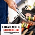 thumbnail image 6 of Grillbot Stainless Steel Grill Tongs with Locking Grip and Long Handle, 6 of 6