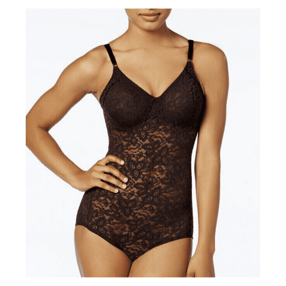 Maidenform Lace N Smooth Bodybriefer, Black, 36D