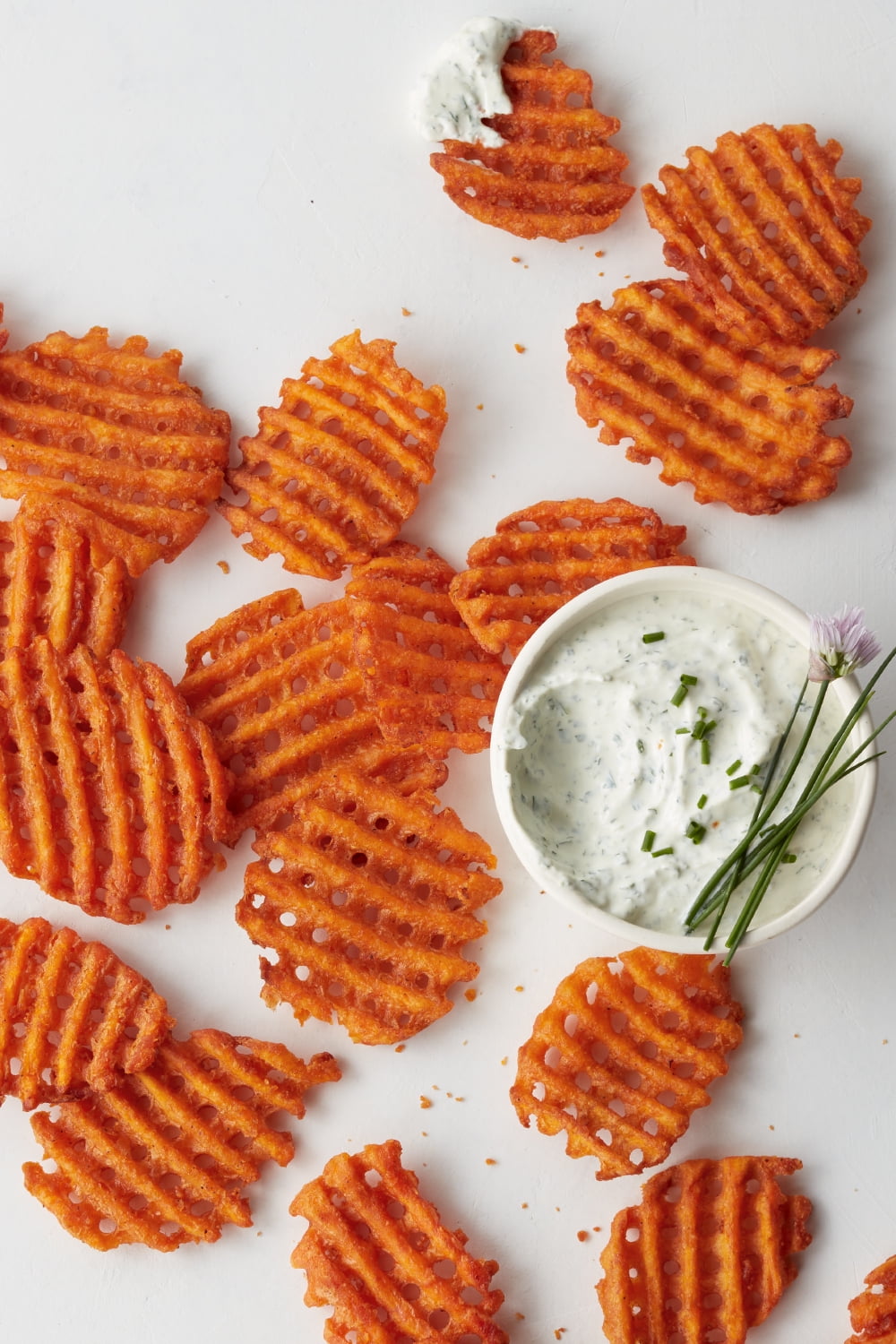 Waffle Cut Sweet Potato Seasoned Fries