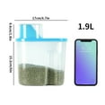 thumbnail image 2 of 1.9L Food Storage Box Plastic Sealpot Container Pantry Organizer Bin Kitchen Food Organizer Jar, 2 of 10
