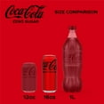 thumbnail image 5 of Coca-Cola Zero Sugar Sugar-Free Cola Soda Pop, 16 fl oz Can, 5 of 16
