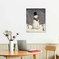 thumbnail image 2 of Nawypu  Snowman Merry Christmas Canvas Art Posters Wall Art Pictures Prints Modern Family Bedroom Decor, 2 of 4
