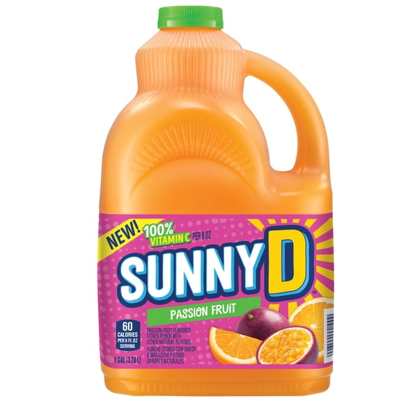 SUNNYD Passion Fruit Juice Drink, 1 Gallon Bottle