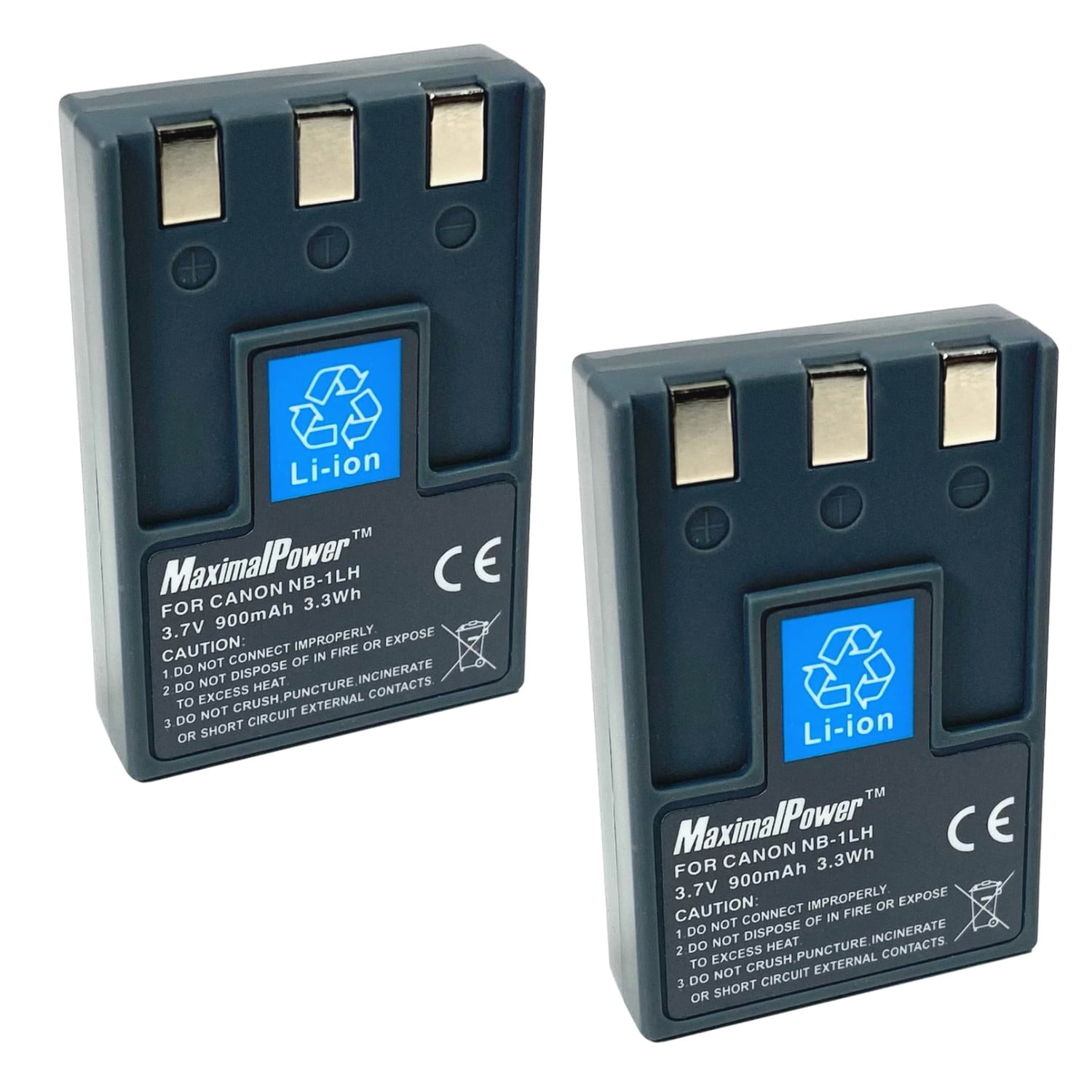 Maximalpower Replacement Battery for Canon NB-1L, NB-1LH fit Canon