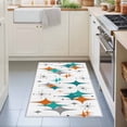 thumbnail image 4 of Boho Mid-Century Diamond Pattern Rectangle Rug 2'x3' Modern Geometric Theme Washable Area Rugs for Living Room Bedroom Entryway Non Slip Entrance Door Mat Indoor Floor Carpet, 4 of 9