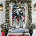 thumbnail image 7 of Christmas Decorations Christmas Door 35X71 Inch Christmas Snowman Front Door Cover Decorations Christmas Door Banner Backdrop Photography Background Home Party Indoor Outdoor Winter Decoration, 7 of 7