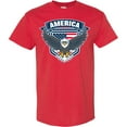 thumbnail image 3 of Inktastic America with Eagle Shield and Banner T-Shirt, 3 of 5