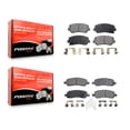 thumbnail image 1 of Positive Plus Front Rear Semi-Metallic Brake Pads Kit for Car 2013-2016 Dodge Dart KPF-100241, 1 of 8