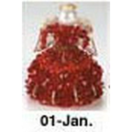 - Safety Pin Angel Bead Kit and Crafts: January/Garnet