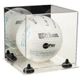 thumbnail image 1 of Deluxe Acrylic Volleyball Display Case with Mirror, Black Risers and Clear Base (A027-BR), 1 of 1