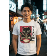 thumbnail image 2 of Playera Blanca Unisex Estampada Ramen Cat, 2 of 4