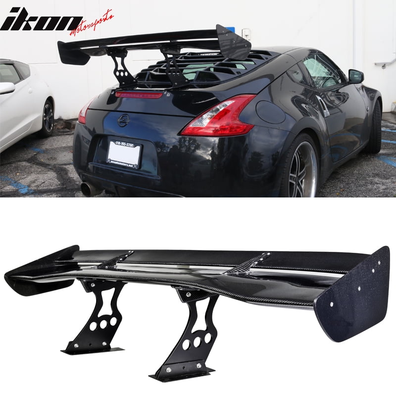 Fits 0919 Nissan 370Z 58.5 Inch Spoiler Carbon Fiber Double Deck Trunk