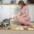 thumbnail image 4 of Coffee Kitchen Rugs Sets of 2, Farmhouse Vintage Washable Anti Fatigue Kitchen Runner Mats for Floor, Non Slip Comfort Standing Holiday Decor Mat for Sink, Laundry, Office 17"x 47"+17"x 30", 4 of 6