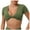 Army Green, variant on Women's Yoga Short Sleeve Tight V-Neck Sports T-Shirt - High Strength Fitness Clothing with Padded Support, True to Size (S-L)