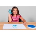 thumbnail image 2 of Ready2Learn Jumbo Washable Stamp Pad, 6 Inch Diameter, Blue, 2 of 3
