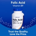 thumbnail image 5 of Nutricost Folic Acid (Vitamin B9) 1000 mcg, 240 Capsules - Gluten Free, Non-GMO Supplement, 5 of 9