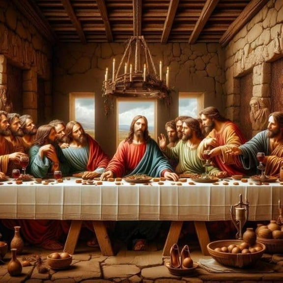 500pcs Jigsaw Puzzle for Adults -The Last Supper Christ Jesus -Wooden Puzzles, Holiday Jigsaw Puzzles for Teenager,Best Brain Exercises for Adults Puzzles