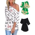 thumbnail image 4 of Mini vestido de un hombro para mujer con correa en la cintura para cubrir las vacaciones en la playa Abanopi Blanco/2XL, 4 of 7