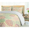 thumbnail image 5 of Ambesonne Colorful Duvet Cover Sets, Flowers Polka Dots, 2-King, Multicolor, 5 of 7