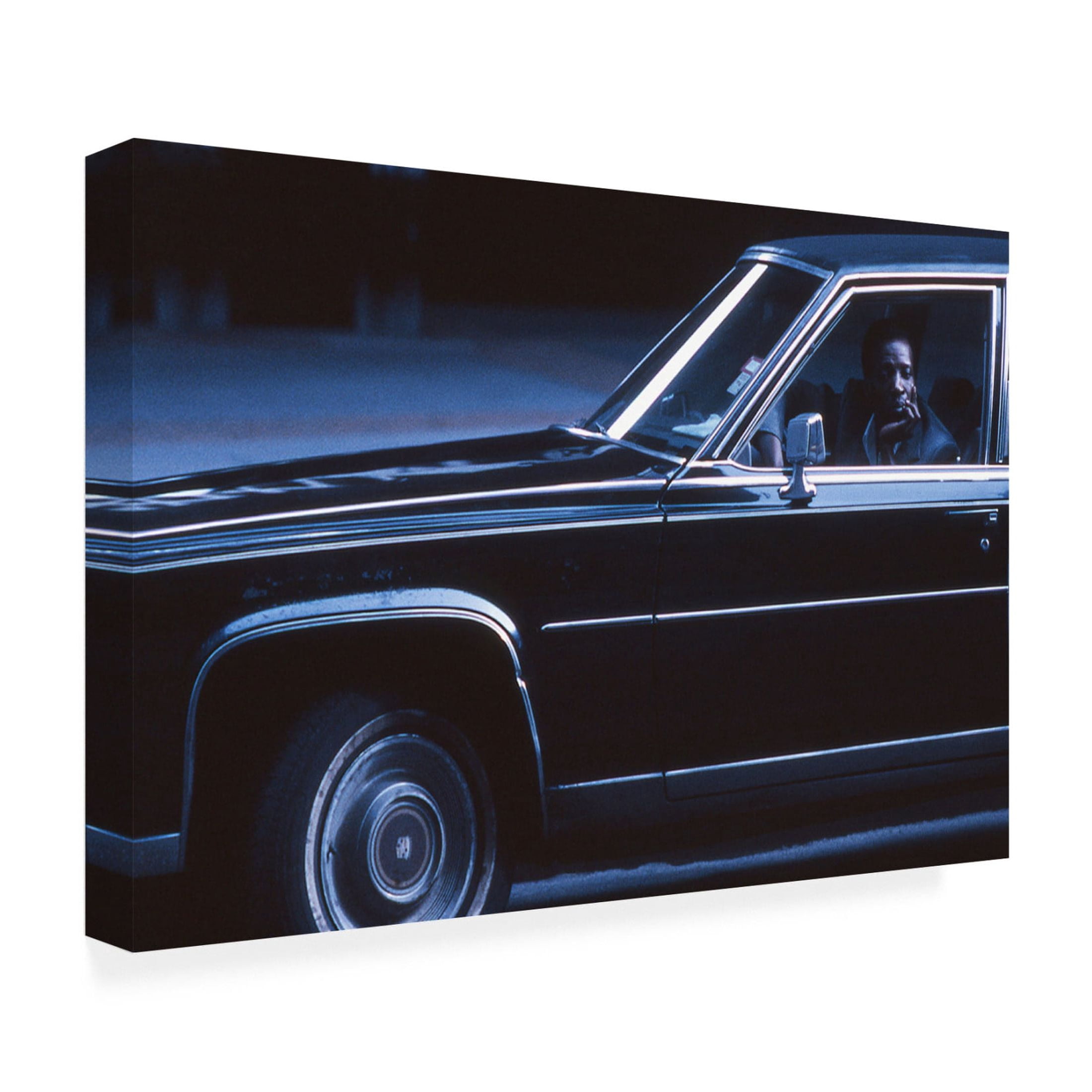 Canvas Wall Art - Dieter Matthes 'Driver From The Series Qnew York Bluesq ' Wall Art for Living Room, Bedroom, or Office Décor by Trademark Fine Art - 24 x 16 Inches