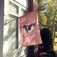 thumbnail image 2 of Caroline's Treasures BB7822CHF Holstein Cow Pink Check Flag Canvas House Size , Large, multicolor, 2 of 4