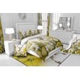 Deer Duvet Cover for Comforter Daisy Flowers King Bedding Sets for