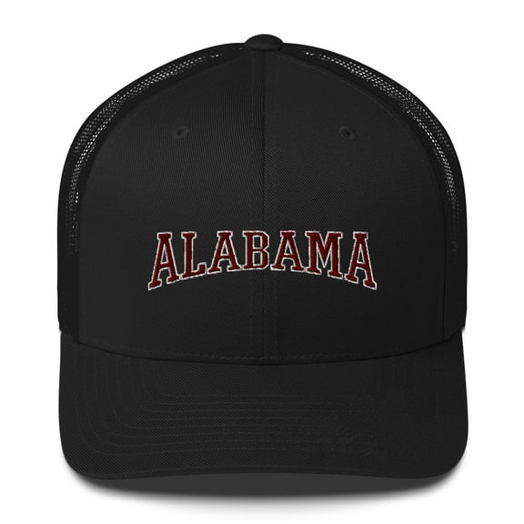 Alabama Trucker Cap (Black)