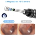 thumbnail image 3 of Ear Wax Remover Wireless Otoscope, 3mm WiFi Ear Wax Removal Endoscope, 5MP 1080P FHD Ear Scope Camera with 6 LED Lights, Portable Visual Ear Wax Cleaner Tool for iPhone Android Smartphone, 3 of 8