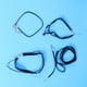 thumbnail image 4 of Conjunto de 4 gargantillas clásicas con encaje elástico para adolescentes y mujeres., 4 of 5