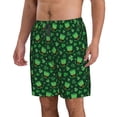 thumbnail image 2 of Balery Happy St. Patrick's Day Traje de Baño Estilo Hawaiano para Hombre, Shorts de Secado Rápido con Bolsillos-3X-Large, 2 of 6