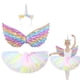 thumbnail image 1 of 3 Uds. Vestido De Princesa Para Niñas, Falda De Malla Balley Con Diadema, Ala De Ángel, Navidad, Halloween, Fiesta De Cumpleaños, Accesorios De Cosplay ANGGREK Otros, 1 of 8