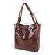 thumbnail image 5 of Bolso De Mano Para Mujer, Bolso De Hombro De Cuero PU Retro Marrón Para Mujer, 5 of 7