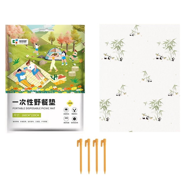 Thickened Moisture Proof Disposable Picnic Mat Soft Beach Portable Foldable Camping Blanket