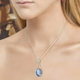 thumbnail image 4 of 925 Sterling Silver Pendant Iolite Quartz Handmade Jewelry, 4 of 7