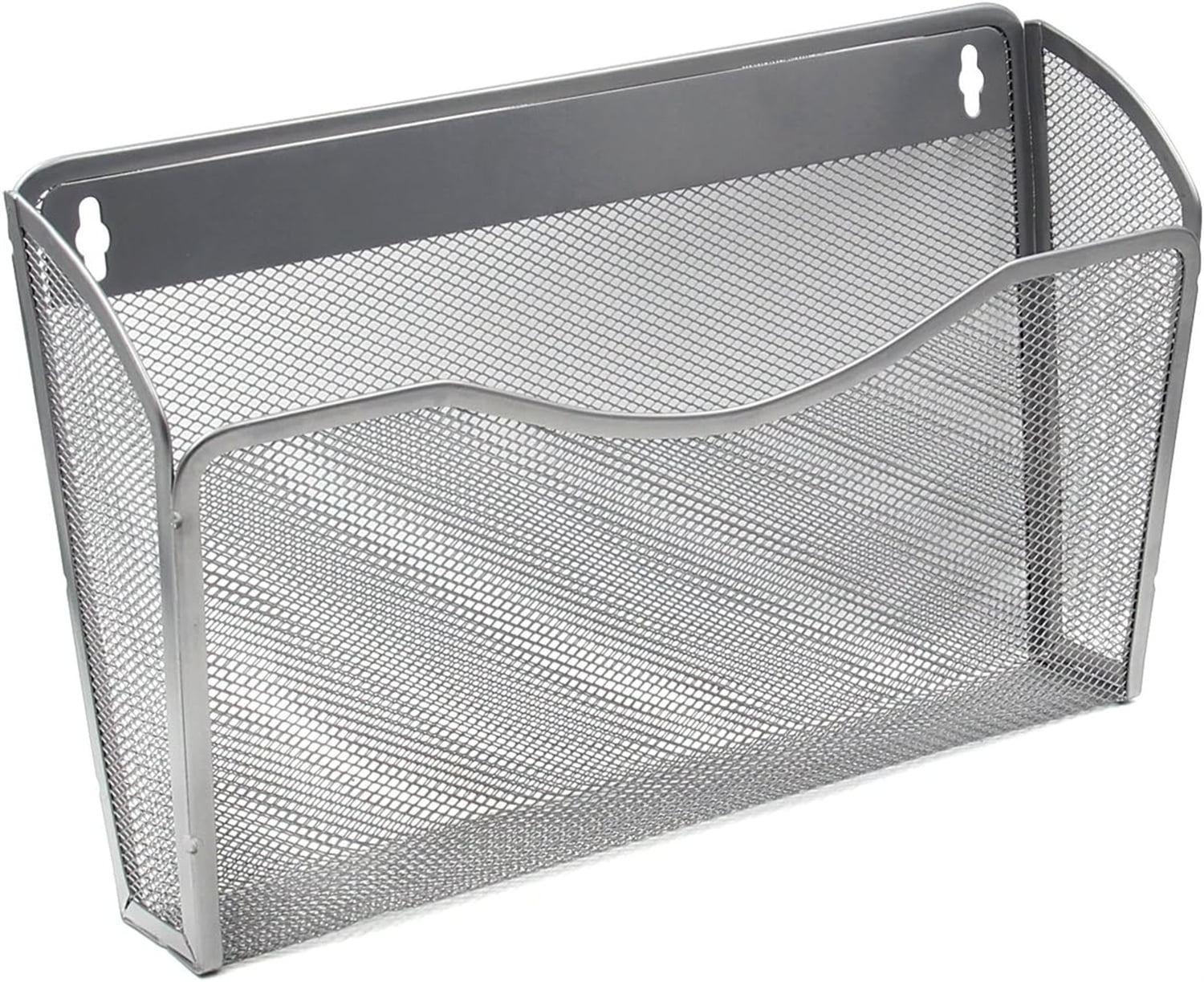 Paper Storage Letter Shelf,Hanging File Organiser,Mesh Storage Magazine Holder,Wall Mounted Magazine File Rack,Office Wall Shelves for School Paper, Document, Mails, Newspapers, Letter, Office