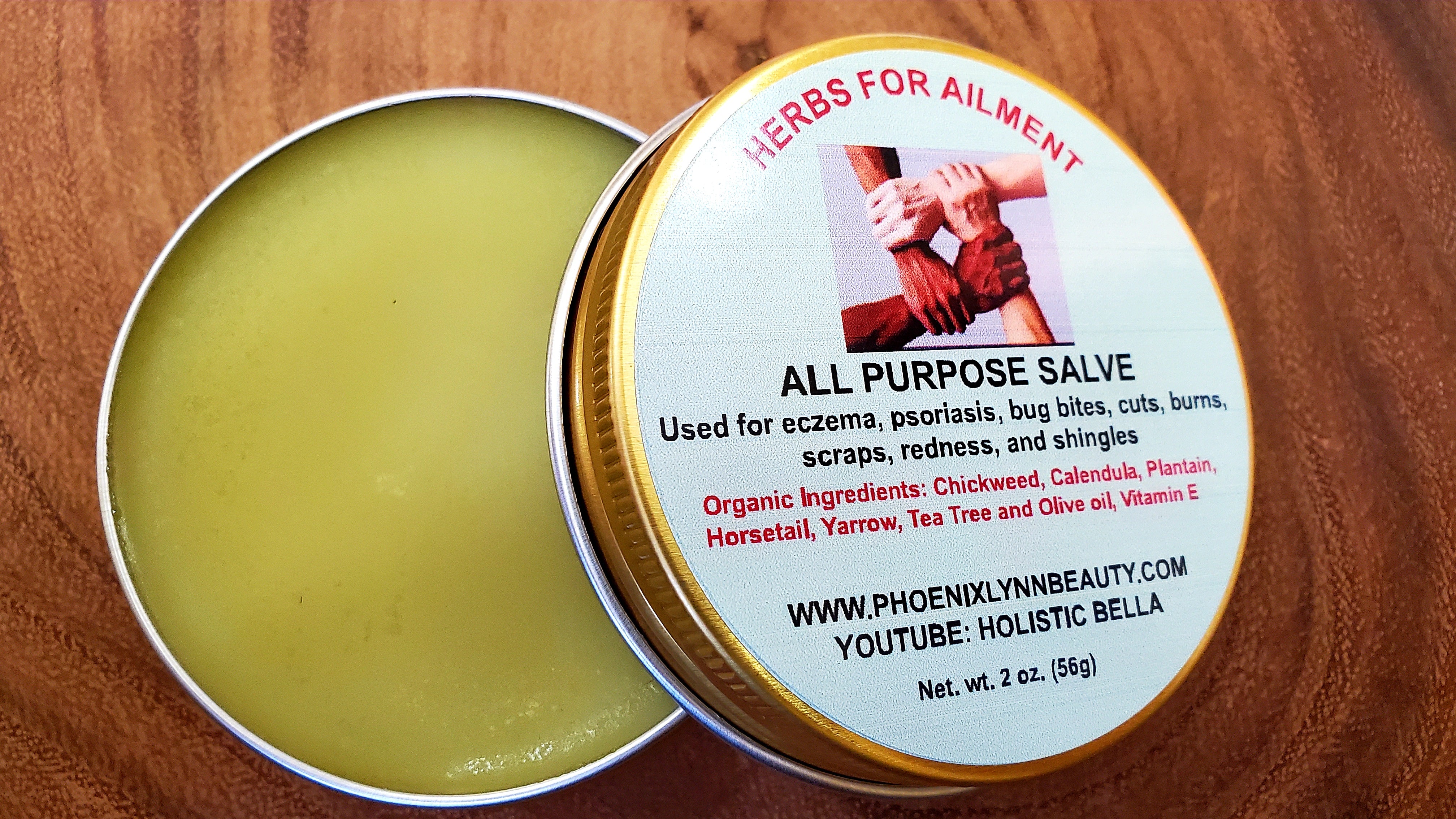 All Purpose Salve, Organic, eczema, psoriasis, rashes, bug bites