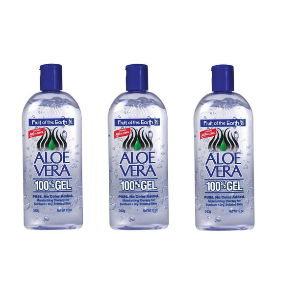 Fruit Of The Earth New Aloe Vera 100 % Pure Gel 12 oz ...